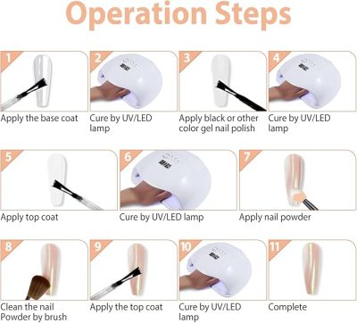 Alternative view of The Professional's Choice Nail Art Chrome Powder