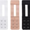 2 Hooks 3 Rows Stretchy Bra Extenders
