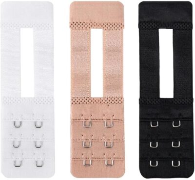 2 Hooks 3 Rows Stretchy Bra Extenders