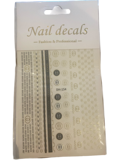 Gucci Inspired Nail Decals 154