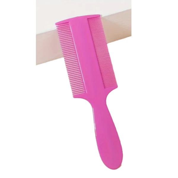 Pink Dandruff & Head Lice Hair Comb