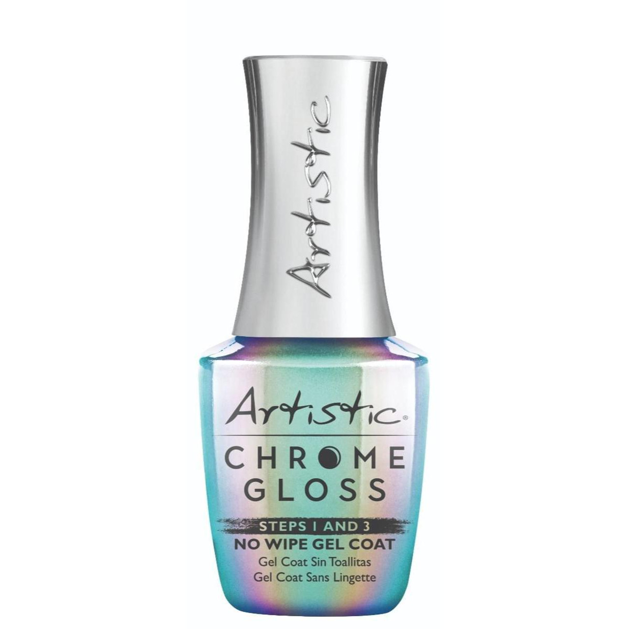 Artistic Chrome Gloss No Wipe Gel Top Coat 15ml