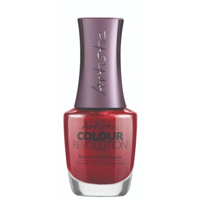Alternative view of Artistic Colour Revolution Nail Polish 1, 2 Punch Red Metallic