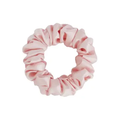 Baby Pink Satin Hair Scrunchies 3 Pack