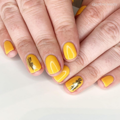 Alternative view of CND Shellac Among The Marigolds