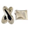 Compact Foldable Indoor Ballet Pumps with Zipped Purse
